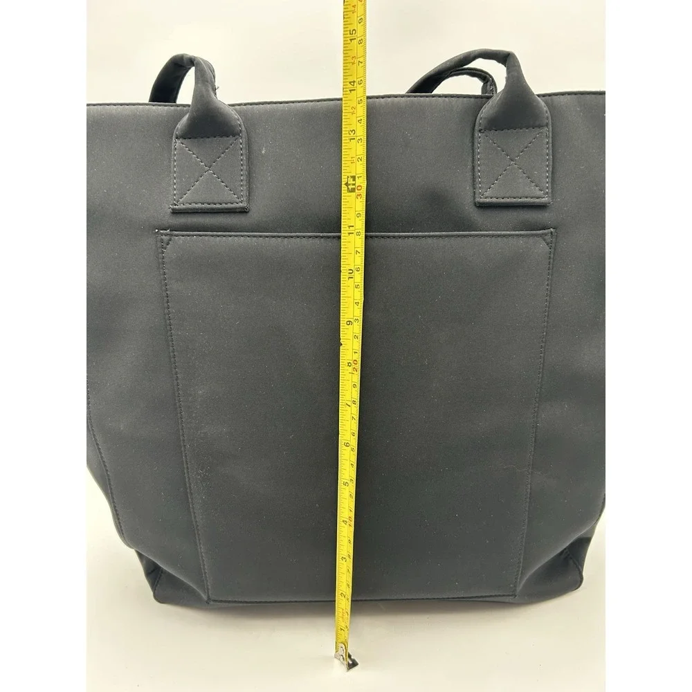 L.L.‎ Bean Large Black Computer Shoulder Tote Bag Multiple Pockets Professional